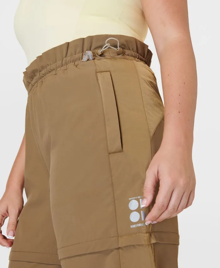 Merrell Bottoms Women Ascend Convertible Hiking Pant X Sweaty Betty Antique Copper