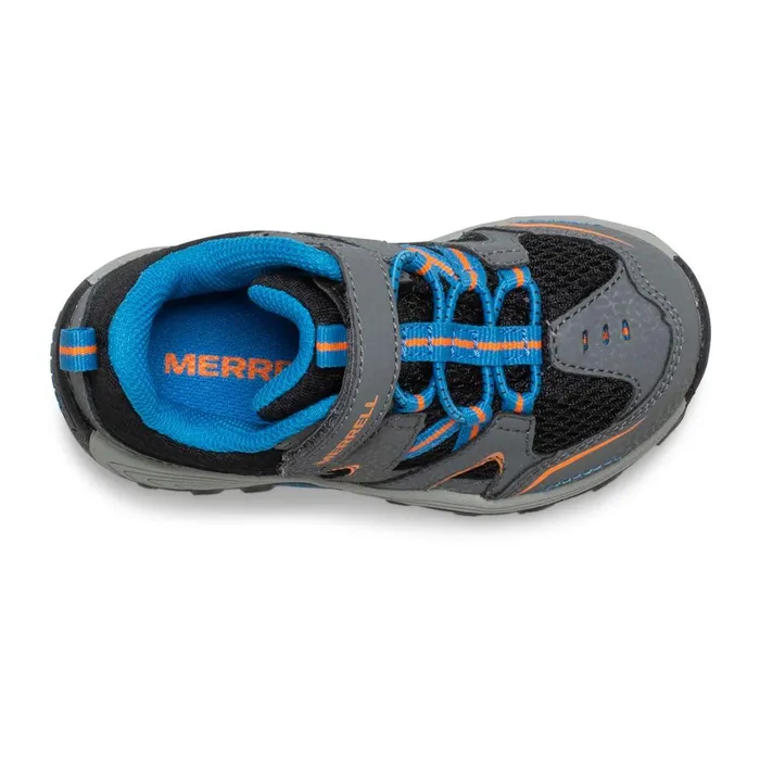 Merrell Easy On Easy Off Kids Little Trail Chaser Jr Shoe Greyblack