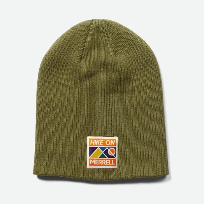 Merrell Hats Men Long Beanie Martini Olive