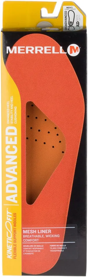 Merrell Shoe Care Men Kinetic Fit Advanced Footbed Wide Width Mesh