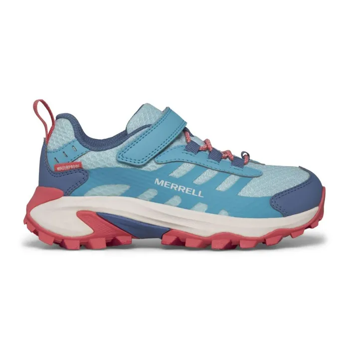 Merrell Sneakers Kids Big Moab Speed 2 Low AC Waterproof Turquoisecoral