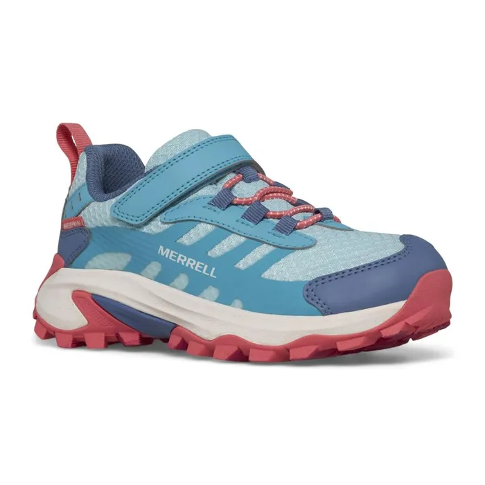 Merrell Sneakers Kids Big Moab Speed 2 Low AC Waterproof Turquoisecoral