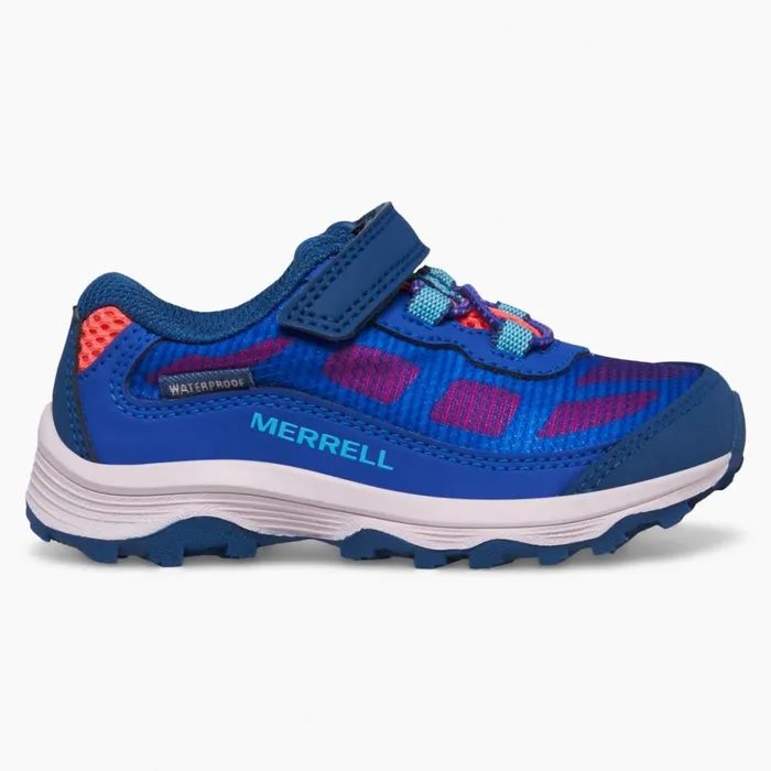 Merrell Sneakers Kids Little Moab Speed Low AC Jr Waterproof Sneaker Blueberryturquoise Merrell Sneakers Kids Little Moab Speed Low AC Jr Waterproof Sneaker Blueberryturquoise