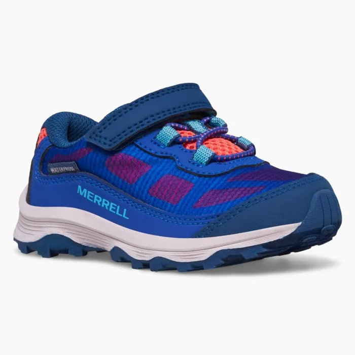 Merrell Sneakers Kids Little Moab Speed Low AC Jr Waterproof Sneaker Blueberryturquoise