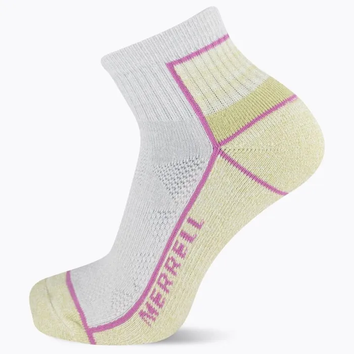 Merrell Socks MenWomen Moab Hiking Quarter Sock Light Grey