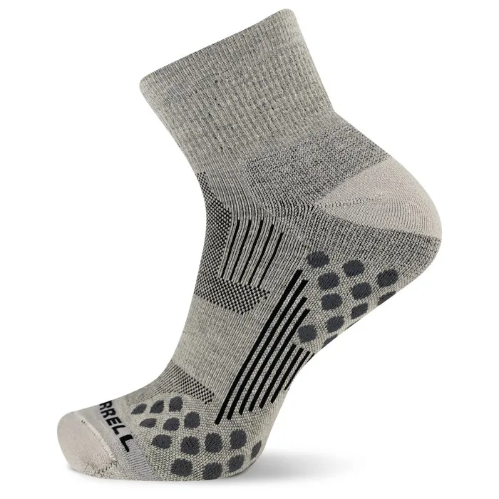Merrell Socks MenWomen Retrail 100 Recycled Quarter Sock Gray