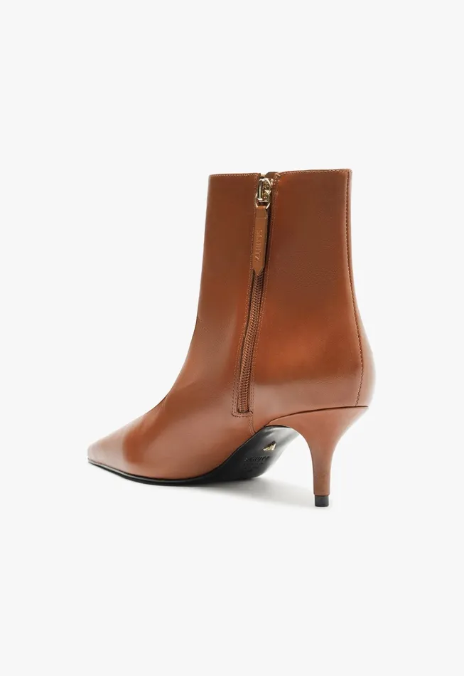 Mikki Mid Bootie Brown Women Schutz Shoes Booties