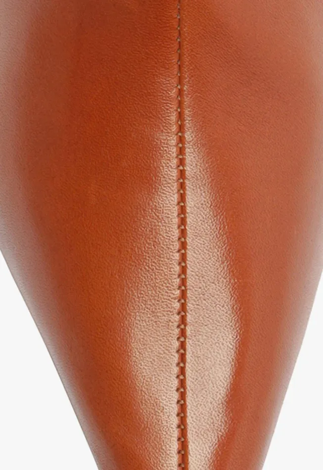 Mikki Mid Bootie Brown Women Schutz Shoes Booties