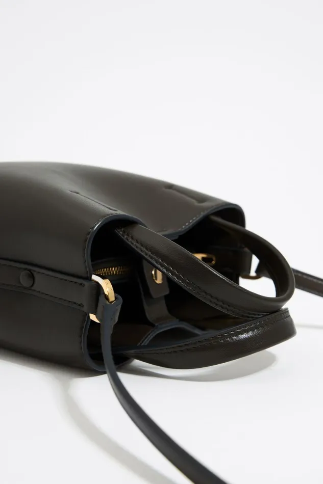 Mini Olive Leather Chihuahua Bag Olive Women Bimba Y Lola Shoulder Bags