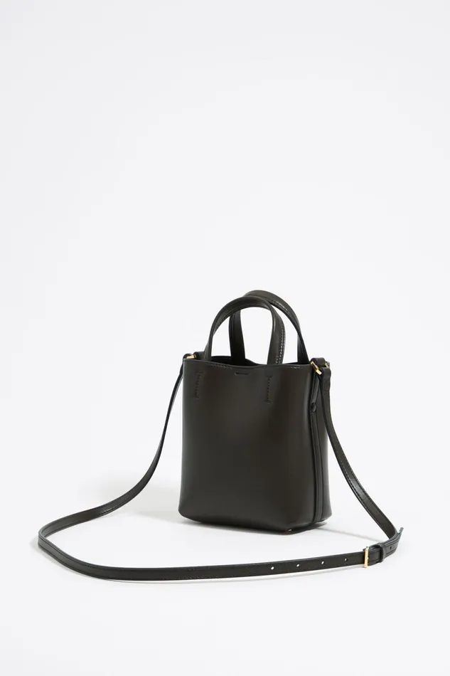 Mini Olive Leather Chihuahua Bag Olive Women Bimba Y Lola Shoulder Bags
