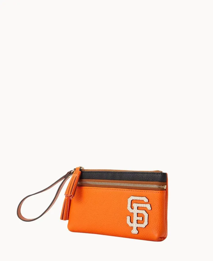 MLB Giants Double Zip Wristlet Giants ManWoman Dooney and Bourke Wallets MLB Giants Double Zip Wristlet Giants ManWoman Dooney and Bourke Wallets