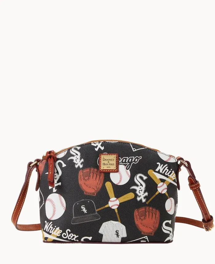 MLB White Sox Suki Crossbody White Sox Woman Dooney and Bourke Crossbodies