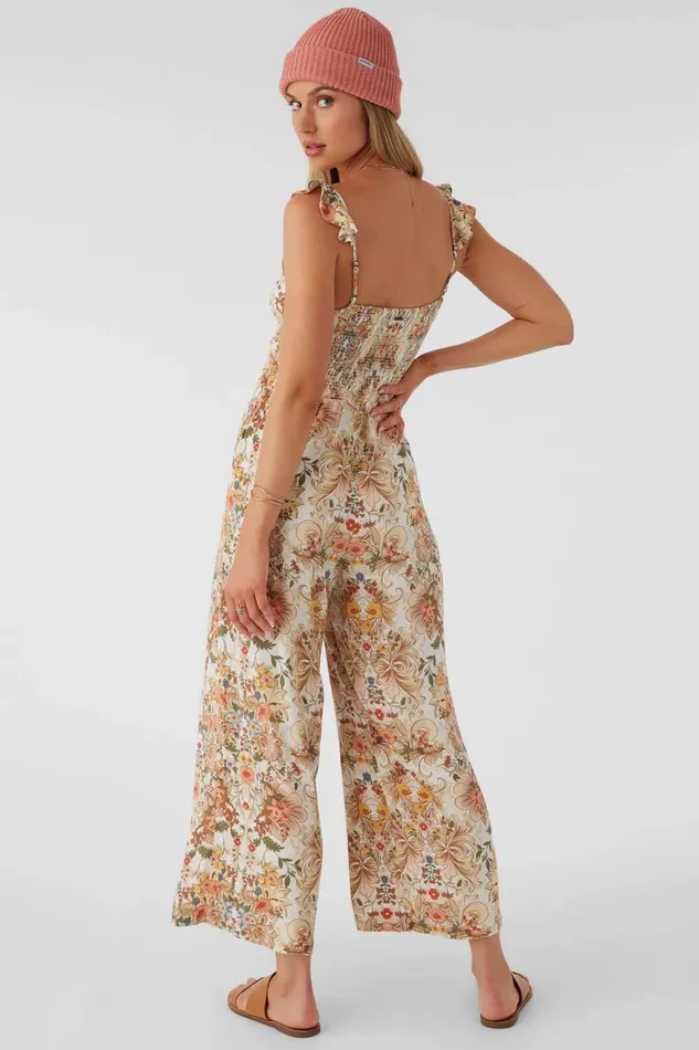 MONYCA SOFIA FLORAL FLUTTER TANK JUMPSUIT Multi Clr Women O039NEILL Clothing