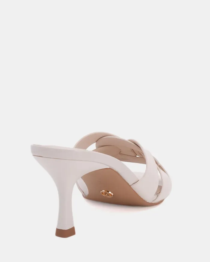 Mules Women VIVIANNE CREAM PATENT Mules NOVO Shoes