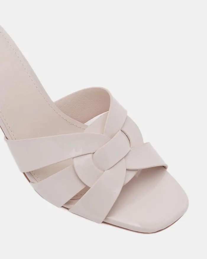 Mules Women VIVIANNE CREAM PATENT Mules NOVO Shoes