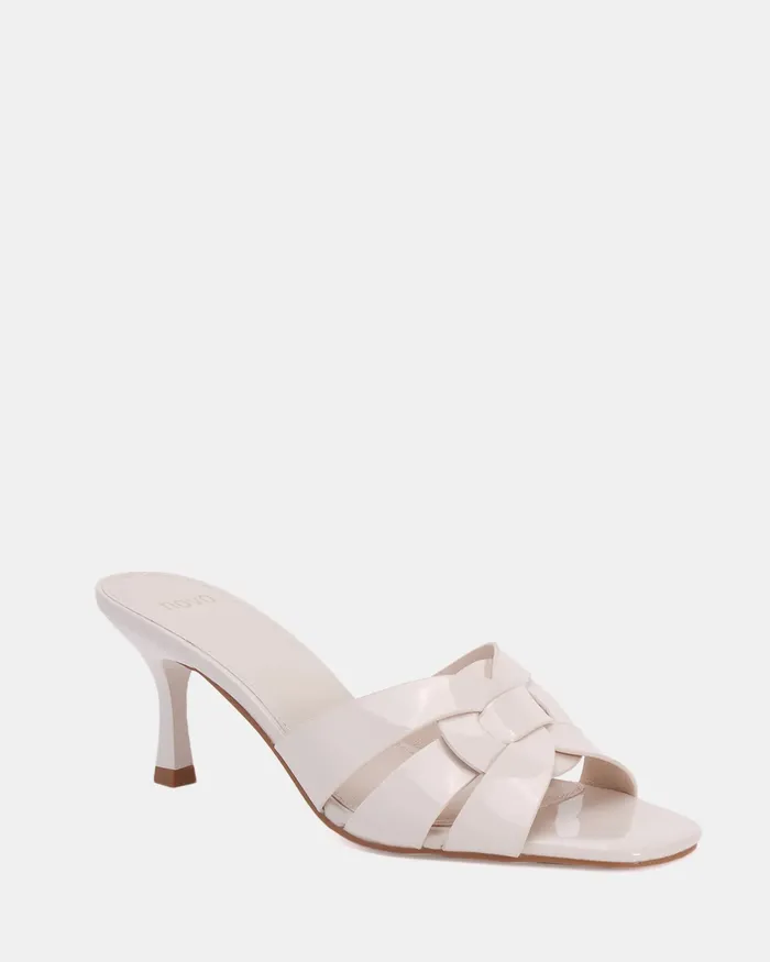 Mules Women VIVIANNE CREAM PATENT Mules NOVO Shoes