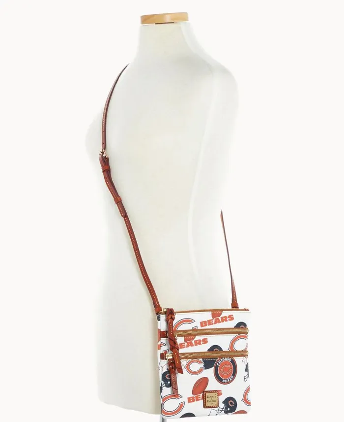 NFL Bears N S Triple Zip Crossbody Bears Woman Dooney and Bourke Crossbodies NFL Bears N S Triple Zip Crossbody Bears Woman Dooney and Bourke Crossbodies