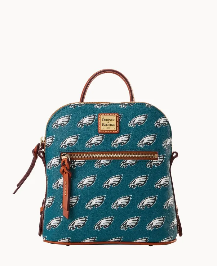 NFL Eagles Small Backpack Eagles Woman Dooney and Bourke Backpacks
