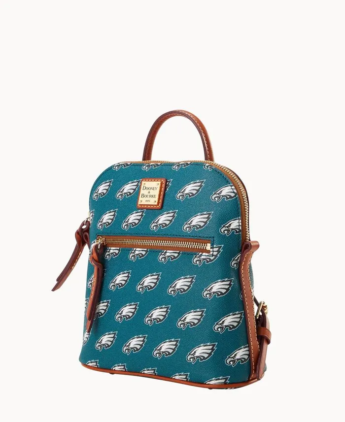 NFL Eagles Small Backpack Eagles Woman Dooney and Bourke Backpacks