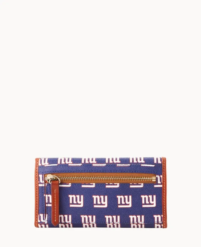 NFL NY Giants Continental Clutch Giants ManWoman Dooney and Bourke Wallets NFL NY Giants Continental Clutch Giants ManWoman Dooney and Bourke Wallets