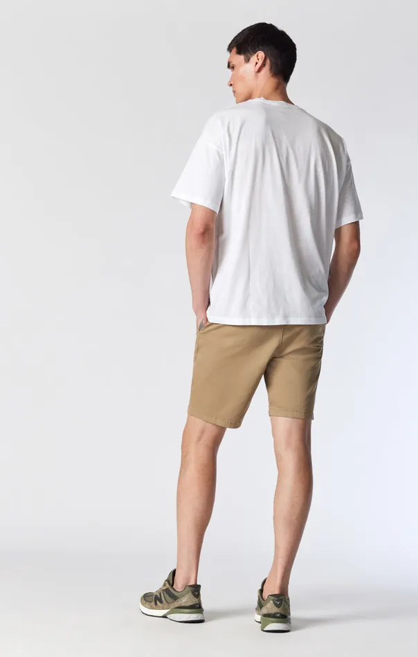 Noah Shorts In British Khaki Twill Men Mavi Jeans Shorts Noah Shorts In British Khaki Twill Men Mavi Jeans Shorts