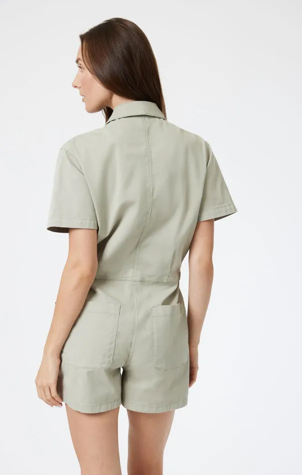 Noreen Romper In Sea Grass Light Twill Women Mavi Jeans Shorts Noreen Romper In Sea Grass Light Twill Women Mavi Jeans Shorts