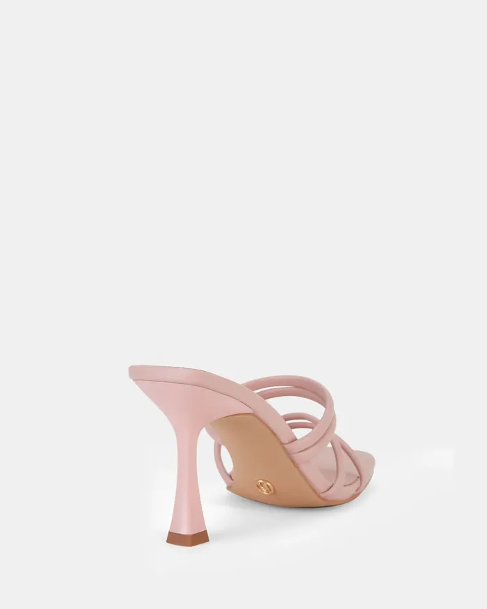 NOVO Shoes LEEMA Coral Open Toe Heels Women Party