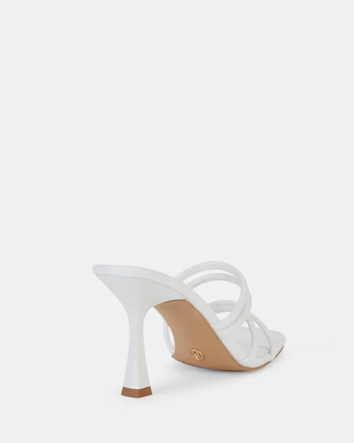 NOVO Shoes LEEMA WHITE Open Toe Heels Women Party