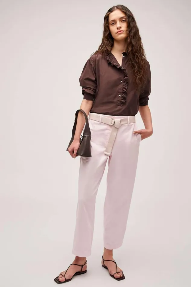 Oroton Arlo Carpenter Chino Palest Pink Women Pants Oroton Arlo Carpenter Chino Palest Pink Women Pants