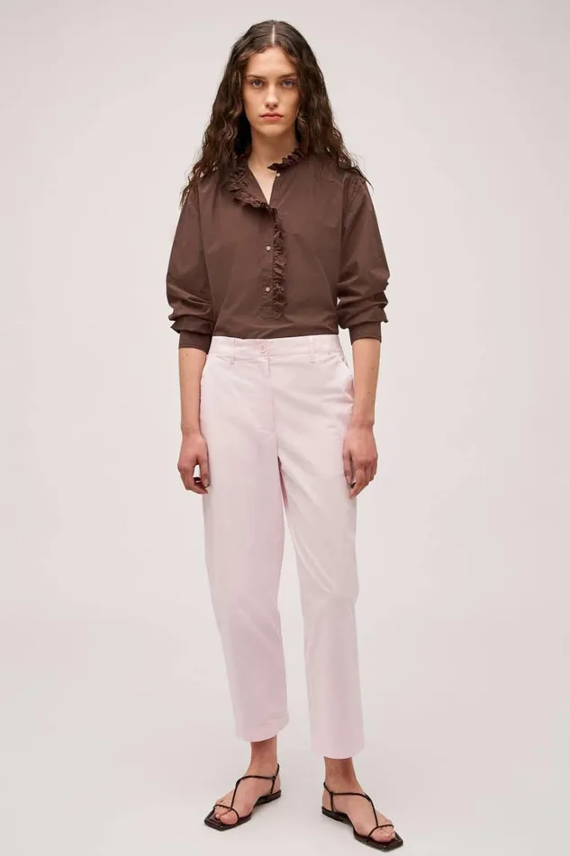 Oroton Arlo Carpenter Chino Palest Pink Women Pants Oroton Arlo Carpenter Chino Palest Pink Women Pants