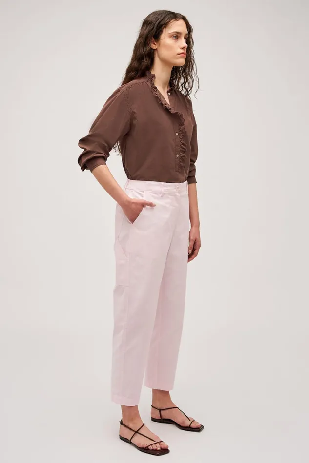 Oroton Arlo Carpenter Chino Palest Pink Women Pants Oroton Arlo Carpenter Chino Palest Pink Women Pants
