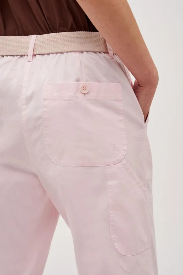 Oroton Arlo Carpenter Chino Palest Pink Women Pants Oroton Arlo Carpenter Chino Palest Pink Women Pants