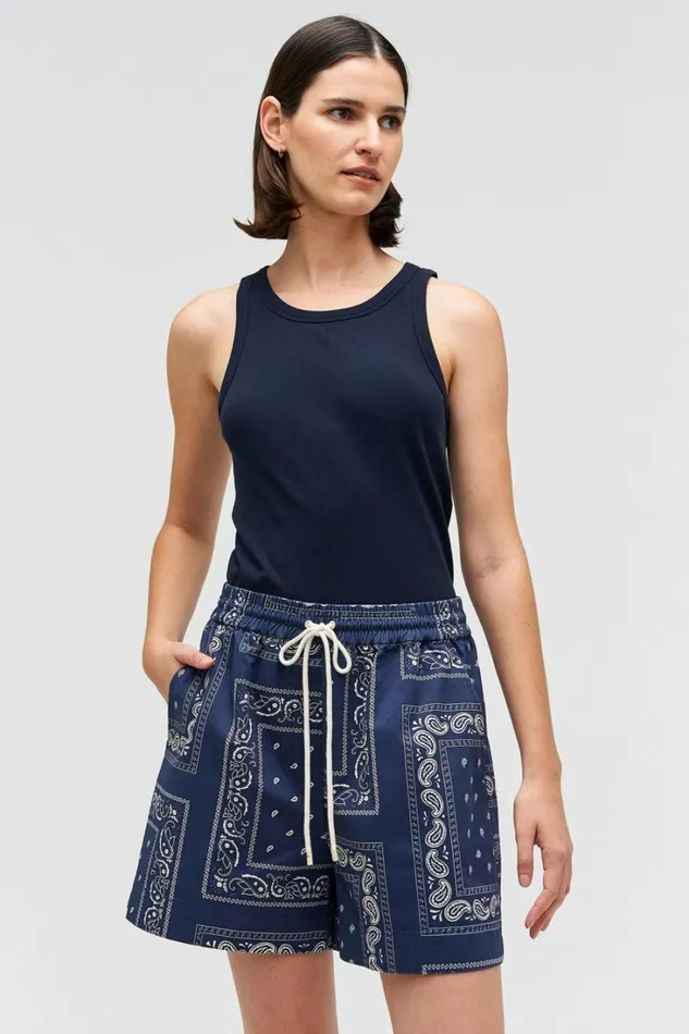 Oroton Bandana Boxer Short North Sea Women Pants Oroton Bandana Boxer Short North Sea Women Pants