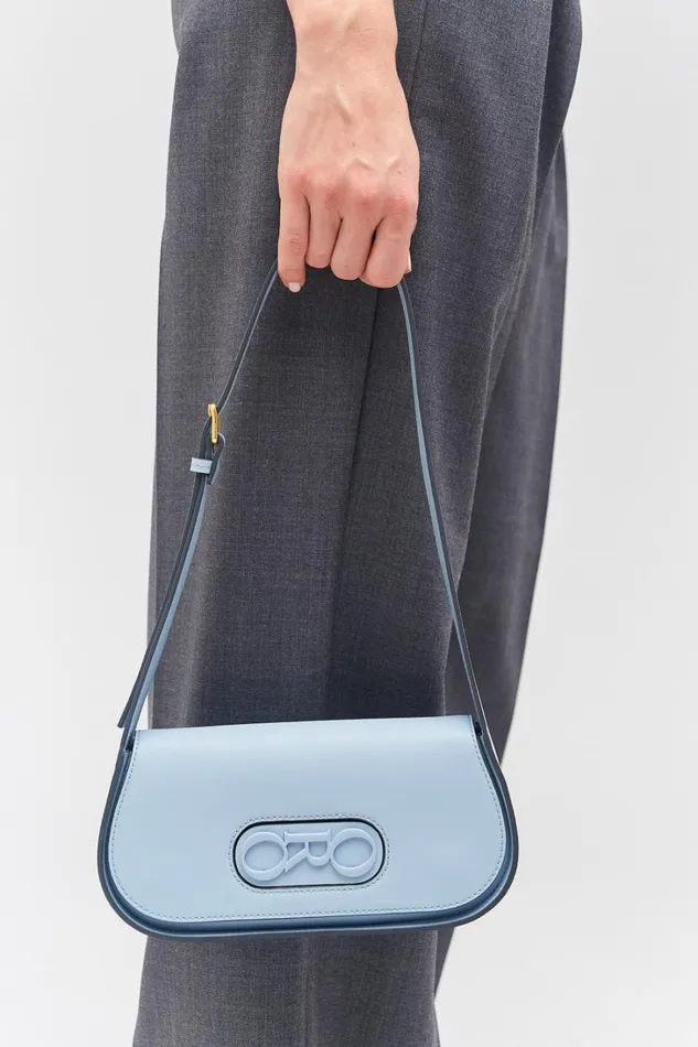 Oroton Oro Baguette Denim Women Shoulder