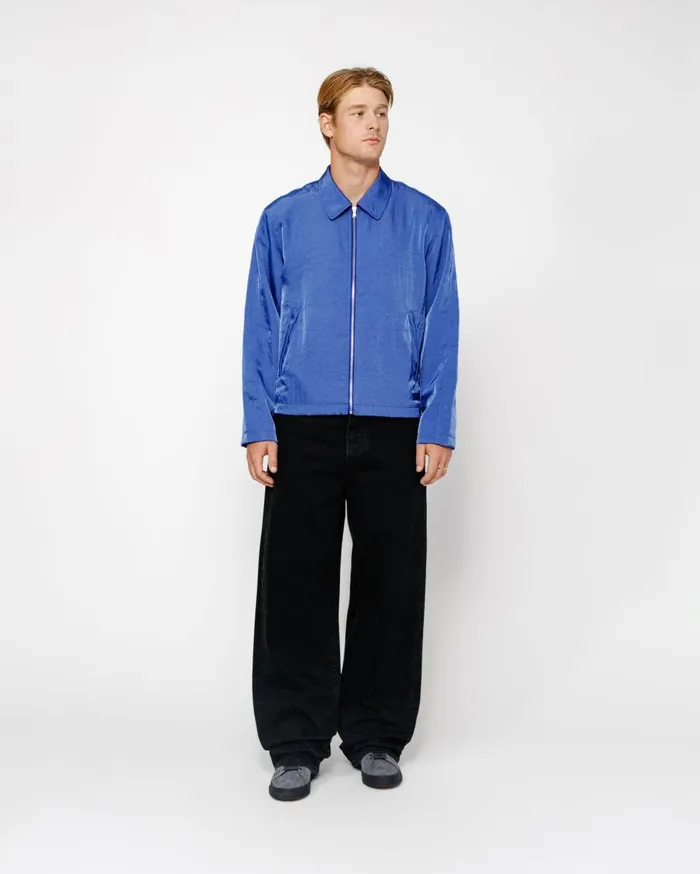 Outerwear MenWomen Stussy SS LINK NYLON CLUB JACKET Royal