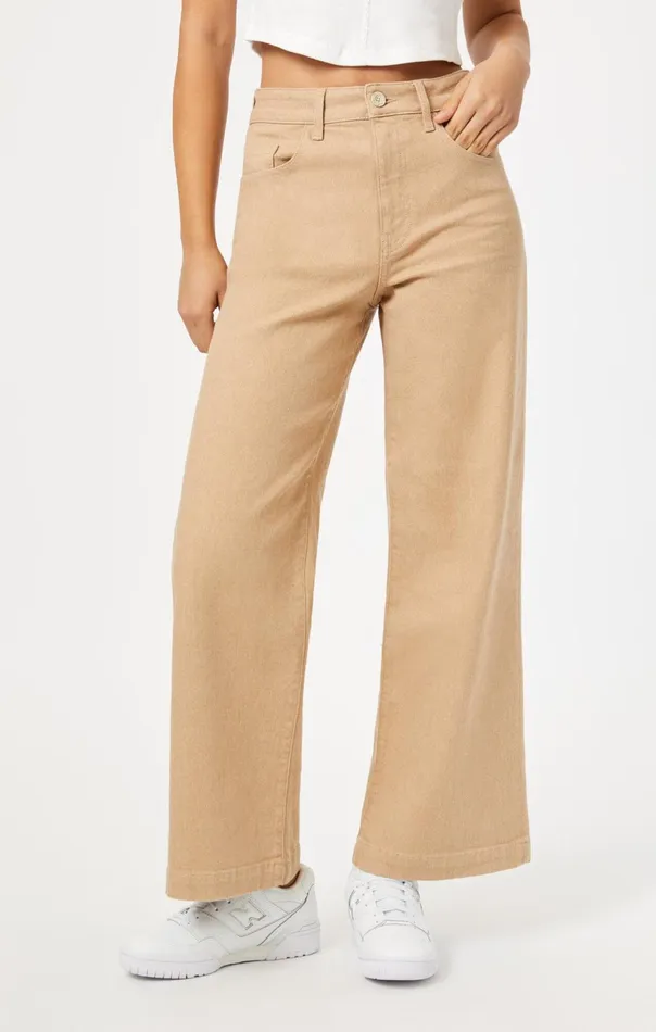 Paloma Wide Leg In Natural Sand Denim Women Mavi Jeans Denim Paloma Wide Leg In Natural Sand Denim Women Mavi Jeans Denim