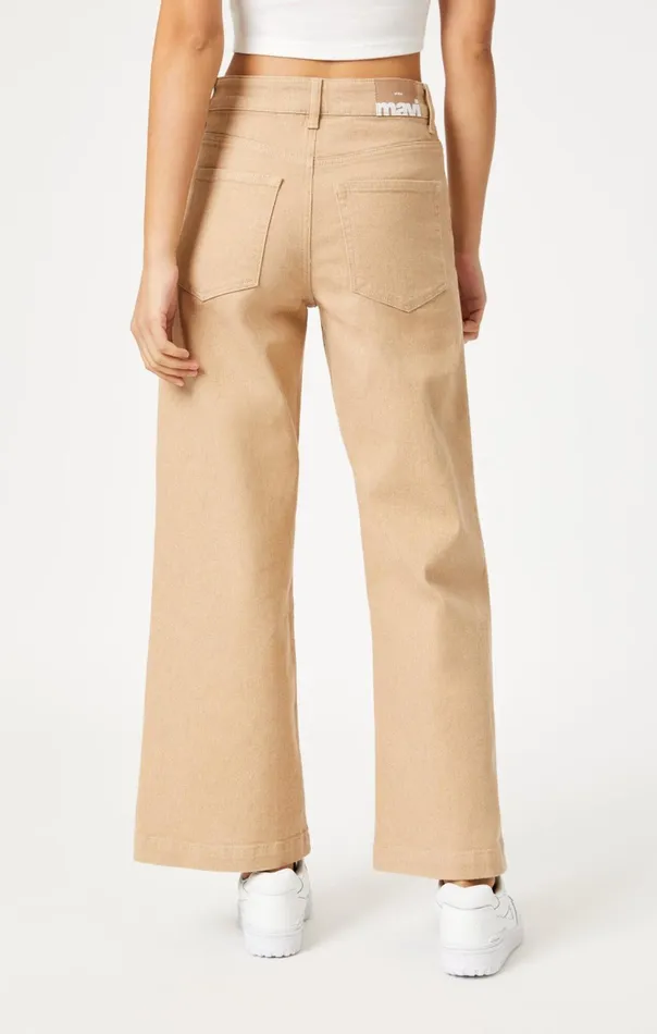 Paloma Wide Leg In Natural Sand Denim Women Mavi Jeans Denim Paloma Wide Leg In Natural Sand Denim Women Mavi Jeans Denim