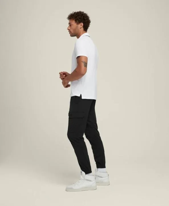 Pants and Joggers Men Wilson Midway Travel Cargo Jogger Brushed Black Pants and Joggers Men Wilson Midway Travel Cargo Jogger Brushed Black
