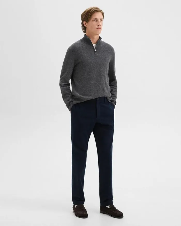 Pants Men Theory Zaine Pant In Moleskin Twill Baltic Pants Men Theory Zaine Pant In Moleskin Twill Baltic