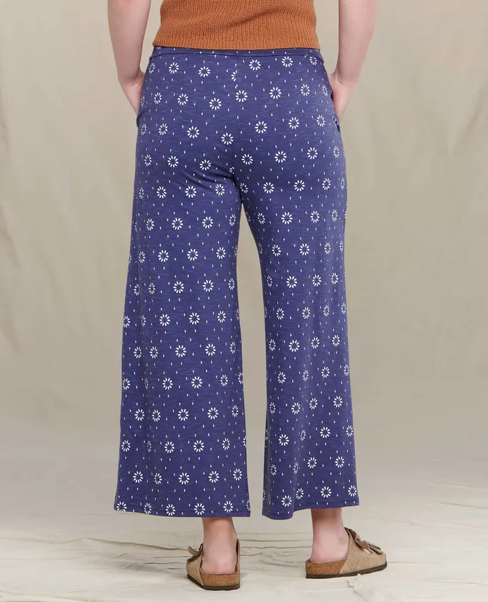 Pants ToadandCo Women8217s Chaka Wide Leg Pant Iris Sunflower Print