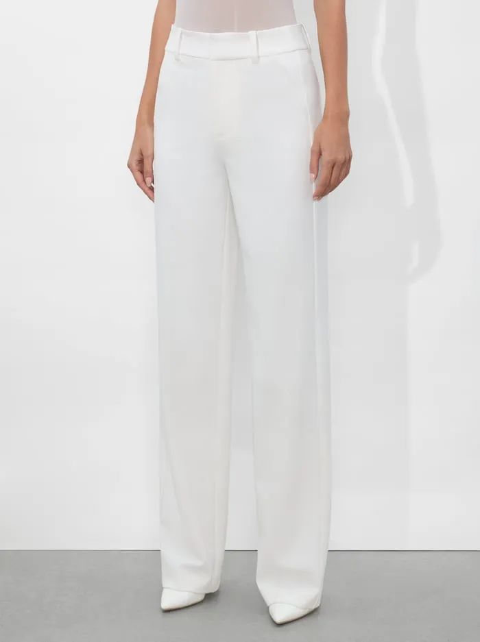 Pants Women Alice Olivia Alexander Trouser Off White