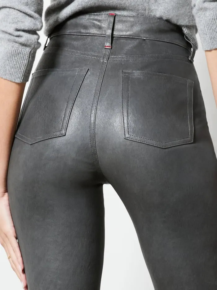 Pants Women Alice Olivia Amazing Leather Pant Charcoal