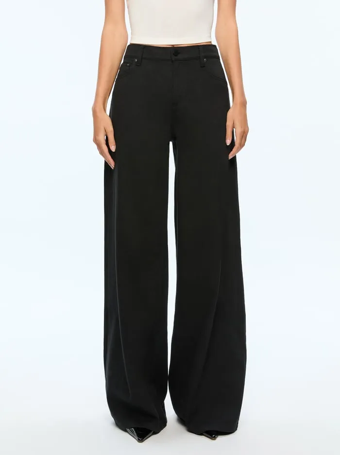 Pants Women Alice Olivia Harper Jean Black