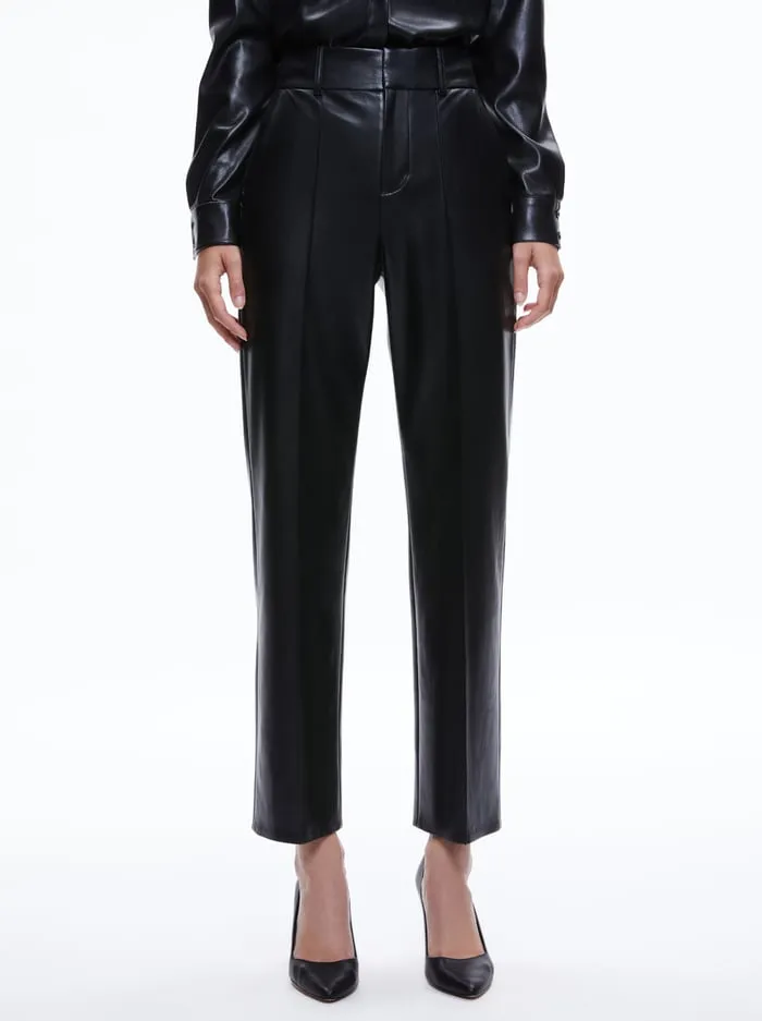 Pants Women Alice Olivia Ming Vegan Pant Black