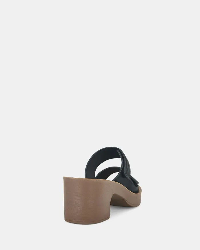Party ULEMA BLACK Open Toe Heels NOVO Shoes Women