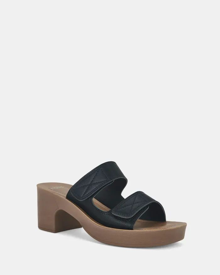 Party ULEMA BLACK Open Toe Heels NOVO Shoes Women