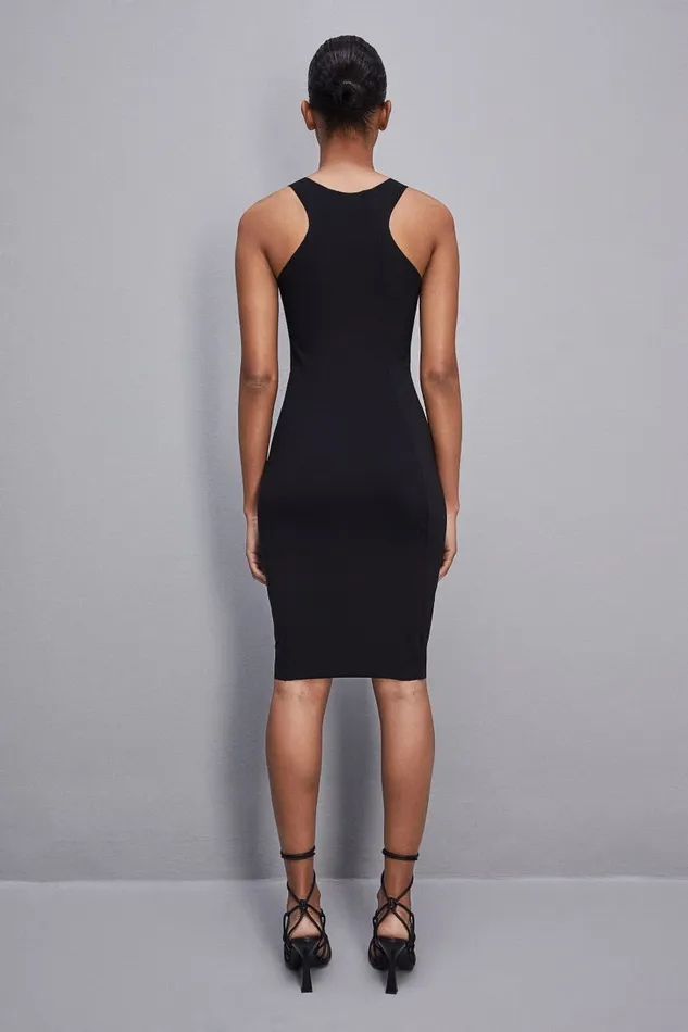 Patrizia Pepe Dresses Stretch Sheath Dress Black 8211 Women