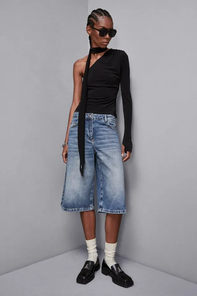 Patrizia Pepe Pants and Jeans Bermuda Jorts Blue 8211 Women