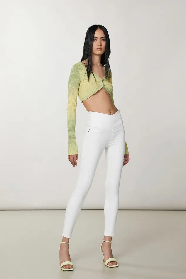 Patrizia Pepe Pants and Jeans Jeggings White 8211 Women