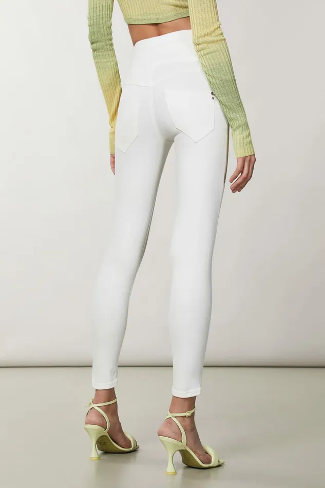 Patrizia Pepe Pants and Jeans Jeggings White 8211 Women